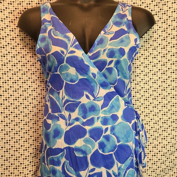 NWT DVF X ONIA "Grace" Cover-up Maxi Dress Size Sm 💙 - Picture 4 of 12